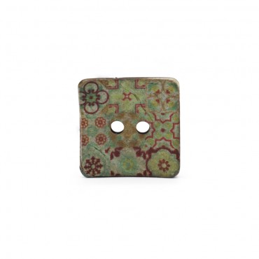 Klimt Coconut Button Blue | Tessiland
