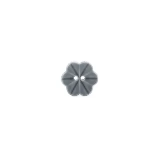 Gradient Flower Button Gray