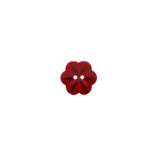 Gradient Flower Button Red