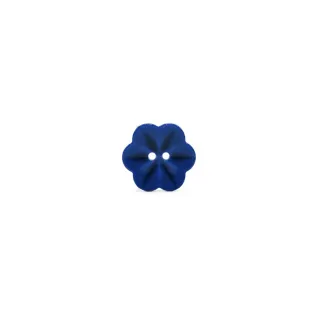 Botón Flor Difuminado Azul