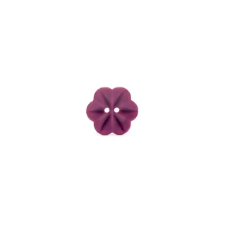 Gradient Flower Button Fuxia