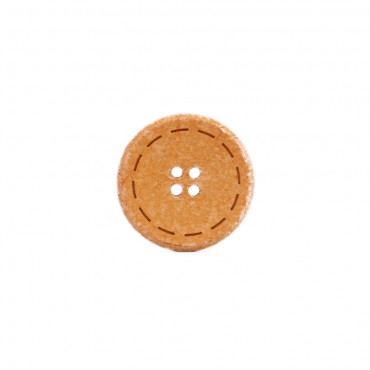 Bottone Riciclato Save Arancio