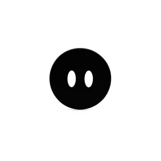 Smile Button Black