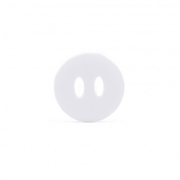 Bottone Smile Bianco
