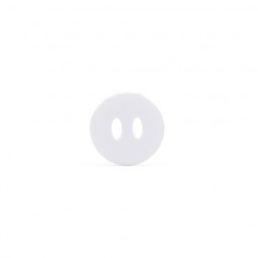 Bottone Smile Bianco