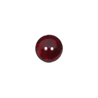 Bouton en noix émaillé Rouge