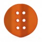 Hoja Leaf Button 6 Holes 28mm | Tessiland