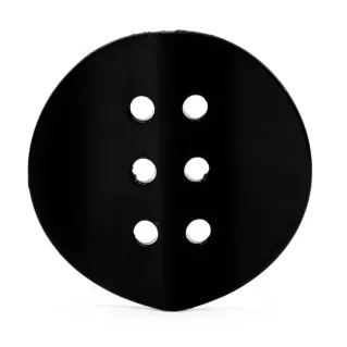 Hoja Button Black