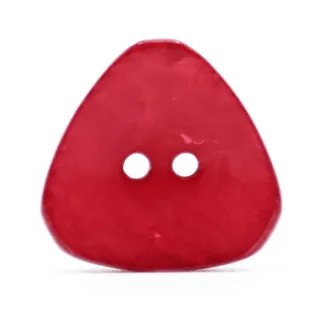Marbled Effect Triangle Button Corallo