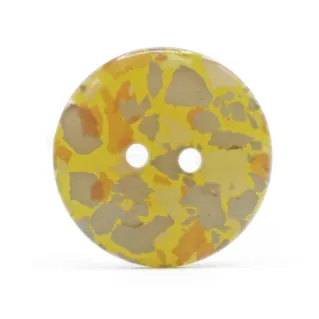 Botón Mosaico de resina Amarillo