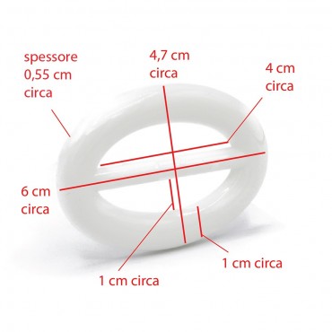 Fibbia Venere Bianco