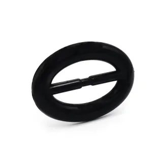 Nylon No Clip Buckle for Belts and Bags Black