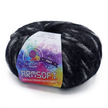 Armsoft baby alpaca e lana stampata soffilo gomitolo 50g Mangusta
