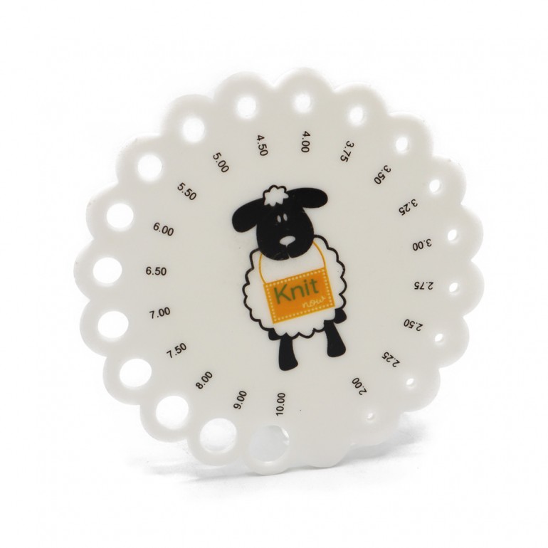 Misuratore diametro calibro knitting needles