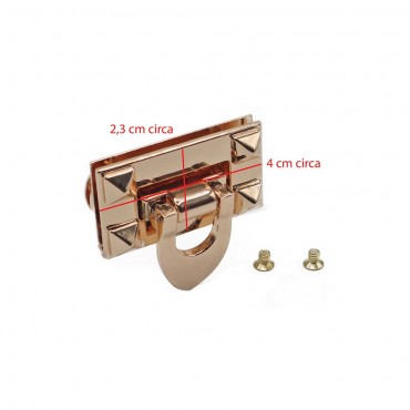Chiusura per borsa a gancio Oro
