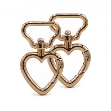 Moschettoni Picche Oro mm19 2pz