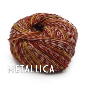 Lana e microfibra lucida melange Metallica Dragon gr 50 | Tessiland