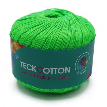 Teck Cotton acrilico top quality extrafine gomitolo 50g Verde