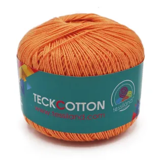 Teck Cotton acrylique top quality extrafin Orange