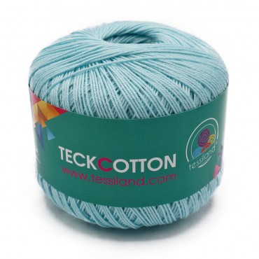 Teck Cotton acrilico top quality extrafine gomitolo 50g Celeste