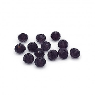 Cristalli 8mm Prisma in resina per bijoux e accessori Violet