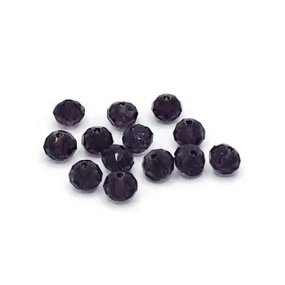 Cristaux 8 mm Prisma en résine pour bijoux et accessoires Violet