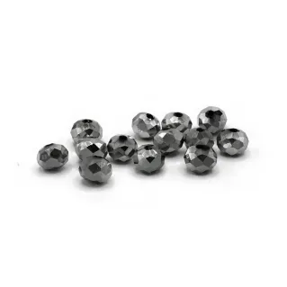 Cristales de 8 mm Prisma en resina para bisutería y accesorios Silver