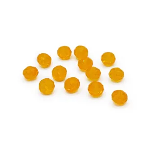 Cristaux 8 mm Prisma en résine pour bijoux et accessoires Honey