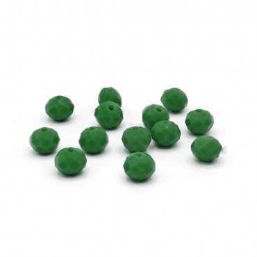 Perline cristallo prisma 8mm cucibili in resina per bijoux e accessori Cactus