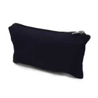 Ottoman Cotton Zipper Pouch Tool Holder Made in Italy Blu