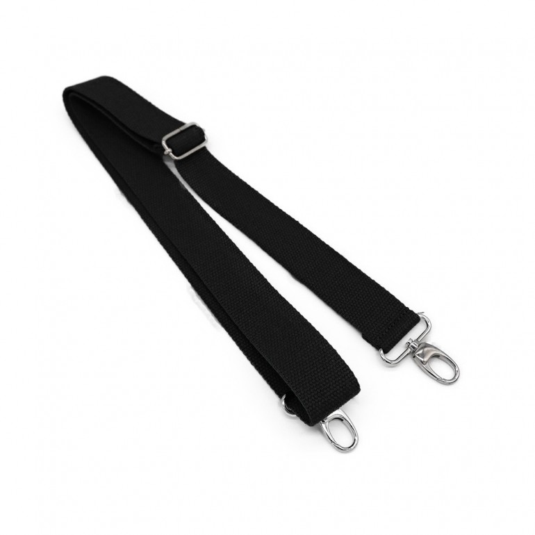 Asa de Bolso de Tejido Simple Negro | Tessiland
