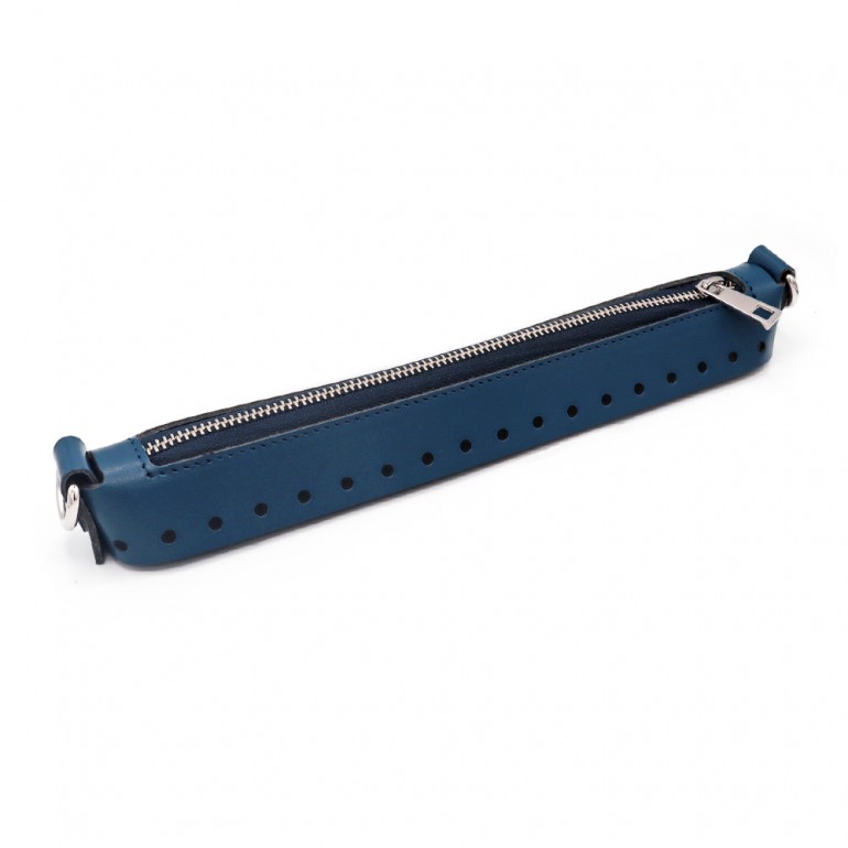 Cierre Easy zip de eco piel 27cm Navy | Tessiland