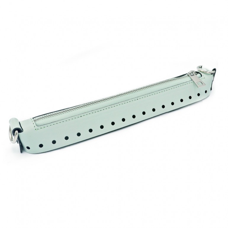 Easy zip faux leather closure 27cm Tiffany | Tessiland