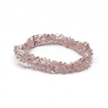 Perline triangolari effetto cristallo in resina 6mm per bijoux Cipria 52