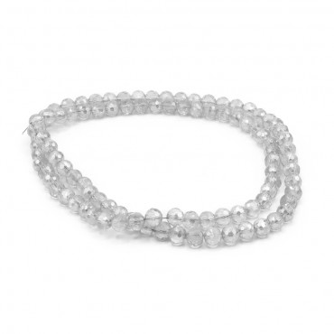 Cristalli sfaccettati in vetro 6mm per bijoux Cristallo 1