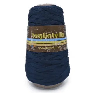 Trapillo Tagliatella tubular para bolsos y decoración 200g Blu navy