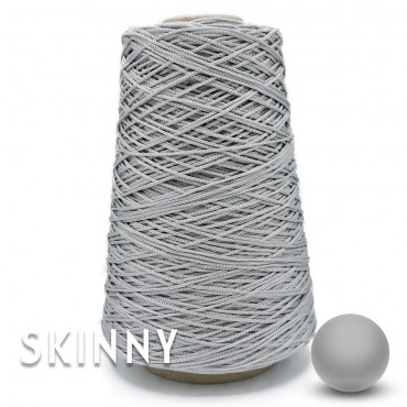 Cordino per borsa Thai Skinny Argento gr  200 | Tessiland