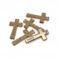 Crocifisso Personalizzabili conf 5 pz Plex specchiato oro