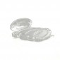 Étiquettes Ovale plexi personnalisables 5pz | Tessiland