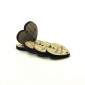 Targhette Personalizzabili Cuore conf. 5 pz Legno MDF