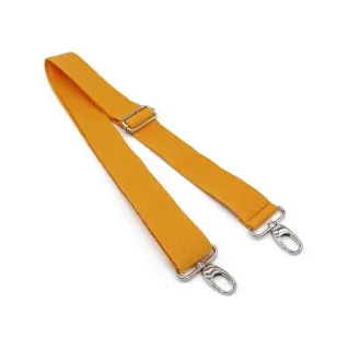 Simple Solid Color Fabric Strap for Bags Yellow