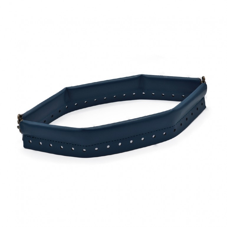 Snap Closure ecoleather 30cm Navy