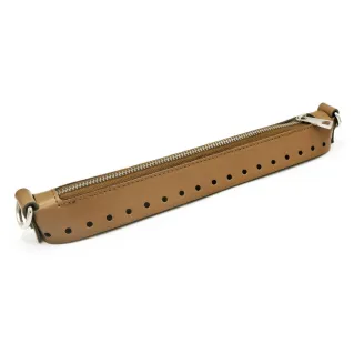 Fermeture Easy zip en simili cuir pour sacs made in Italy Beige