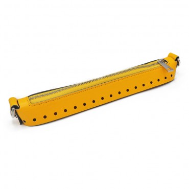 Cierre Easy zip de eco piel 27cm Amarillo | Tessiland