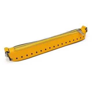 Fermeture Easy zip en simili cuir pour sacs made in Italy Giallo
