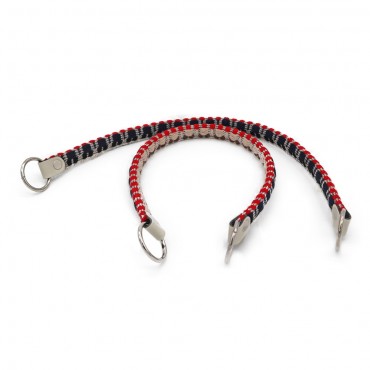 Cheope Saturn Fabric Handles with Silver Details | Tessiland