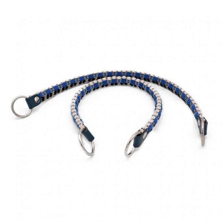 Cheope Venus Fabric Handles with Silver Details | Tessiland