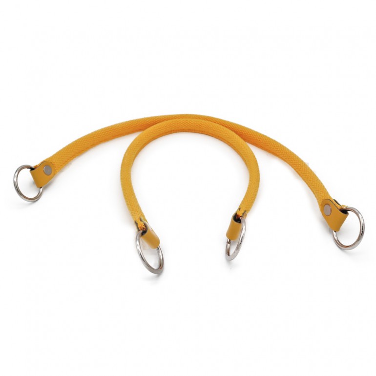 Asas de Tela Simple Amarillo con detalles plateados | Tessiland