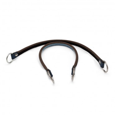 Manici Bands in tessuto con anelli e rifiniture ecopelle made in Italy