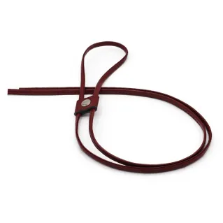Coulisse in ecopelle con regolatore 120cm made in Italy Bordeaux